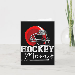 Lustige Hockey-Mutter Hockey-Spielerin Mutter Karte