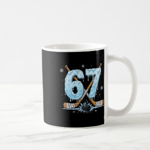 Lustige Hockeyliebhaber tropfen 6-7 Nummer Sechs S Kaffeetasse