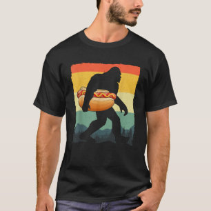 Lustige Hot Dog Kunst für Männer Frauen Bigfoot Ho T-Shirt