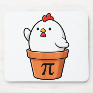 Lustige Hühnchen-Pot-Pie Frohe Pi-Day 3.14 Mathe-L Mousepad