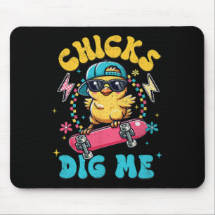 Lustige Hühner finden mich für Männer Jungen Kinde Mousepad