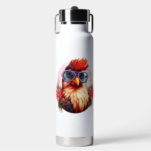 Lustige Hühner Gackern Gackern Lachen Hühner von I Trinkflasche