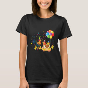 Lustige Hühner Huhn-Motiv T-Shirt