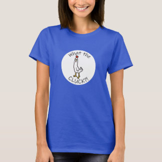 Lustige Hühner-Linienkunst T-Shirt