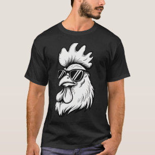 Lustige Hühner Mit Sonnenbrille Hühnerstall Tiere T-Shirt
