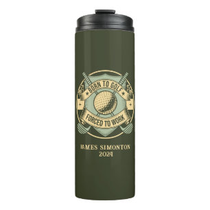 Lustige Humorvolle Golf Zitat Benutzerdefiniert Vi Thermosbecher