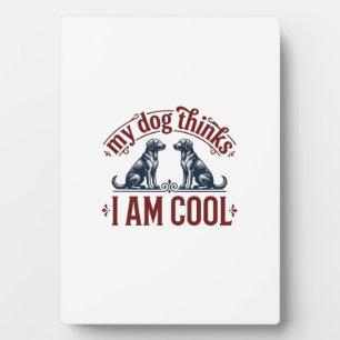 Lustige Hund-Zitat Vintage-Gravur T-Shirt-Design_1 Fotoplatte