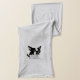 Lustige Hündchen-Kunst Bostons Terrier Schal (Rechts)