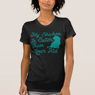 Lustige Hundeliebhaber mein Shichon ist niedlicher T-Shirt