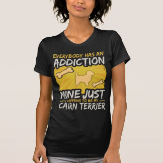 Lustige Hundesucht Steinhaufen-Terriers T-Shirt