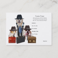 Lustige HundeVisitenkarten
