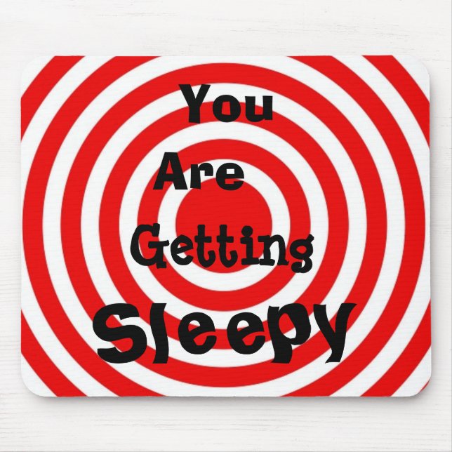 Lustige Hypnotist-Mausunterlage Mousepad (Vorne)