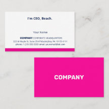 Lustige "Ich bin CEO, Strand" Parodie Individuell