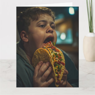 LUSTIGE ICH LIEBE DICH WIE EIN FETTES KIND TACOS G KARTE