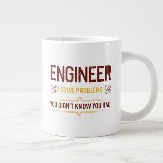 Lustige Ingenieur-Kaffeetasse Vertrau mir, ich bin Jumbo-Tasse