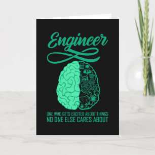 Lustige Ingenieur-Zitate Ingenieurwesen Spruch Karte