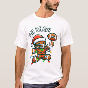 Lustige Ingwerbrot-Mann-Pyjamas und Pjs Weihnachte T-Shirt