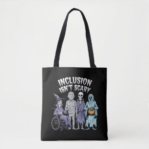 Lustige Inklusion ist nicht gruselig Lehrer Hallow Tasche
