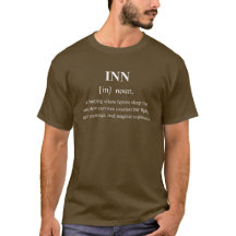 Lustige Inn-RPG-Gaming-Definition mit weißem Text