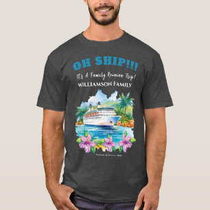 Lustige Insel-Kreuzfahrtschiff-Familientreffen T-Shirt