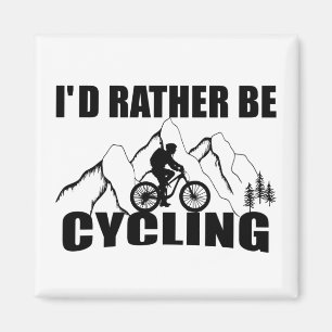 lustige inspirierende Radfahrermotivation Magnet