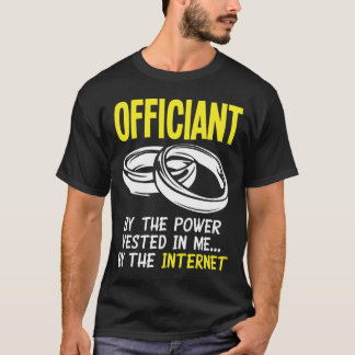 Lustige Internet-ordinierte Offizielle Männer T-Shirt