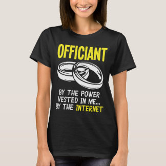 Lustige Internet-ordinierte Offizielle Männer T-Shirt