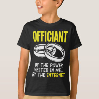 Lustige Internet-ordinierte Offizielle Männer T-Shirt