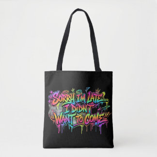Lustige Introvertierte Entschuldigung, dass ich zu Tasche