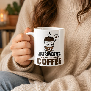 Lustige Introvertierte Kaffeetasse Anti-Sozialer H