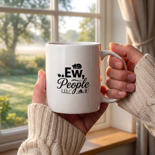Lustige Introvertierte Kaffeetasse - Zitat-Design