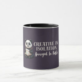 Lustige Introvertierte Panda-Tasse – Kreativ in Is Tasse