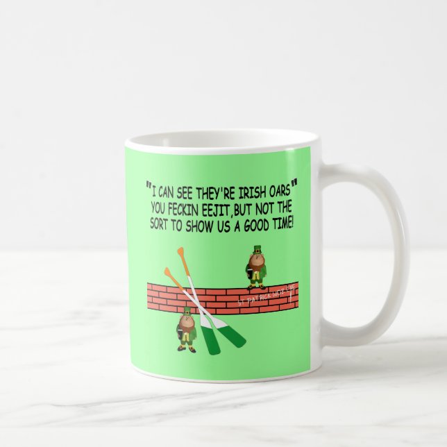 Lustige irische Kobolde Kaffeetasse (Rechts)