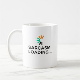 Lustige Ironie Lade-Zitat Minimalistisch Kaffeetasse