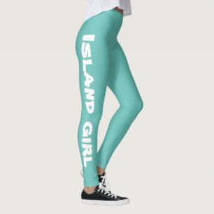 lustige ISLAND GIRL-Typografie Leggings