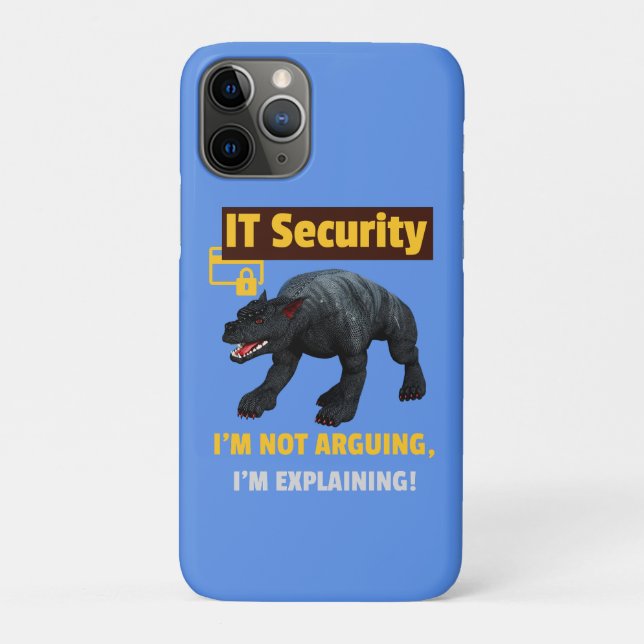 Lustige IT-Sicherheit Erklärt Tech Humor Design Case-Mate iPhone Hülle (Rückseite)