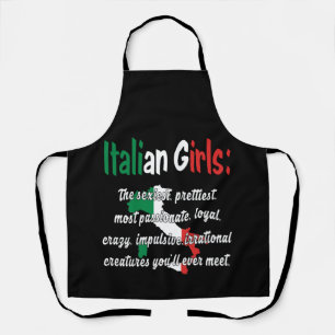 LUSTIGE ITALIENISCHE MÄDCHEN SCHÜRZE