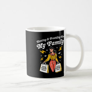 Lustige Jagd und Versorgung meiner Familie Uni Kaffeetasse