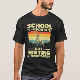 Lustige Jagdkunst für Jungen Männer Hirschjäger T-Shirt