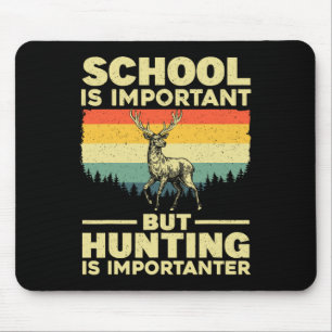 Lustige Jagdkunst für Jungen Männer Hirschjäger Wi Mousepad