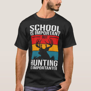 Lustige Jagdkunst für Männer Jungen Kinder Jäger H T-Shirt