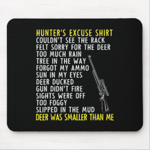 Lustige Jägerausreden - Jagdsaison - Dad Buck D Mousepad