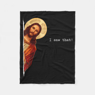Lustige Jesus-Meme-Geschenk-Christliche-Gabe, die Fleecedecke