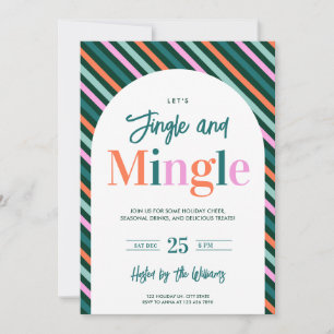 Lustige Jingle Mingle Weihnachtsfeier Einladung