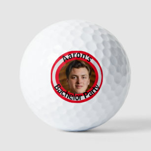 Lustige Junggesellenabschied Aktivität für den zuk Golfball