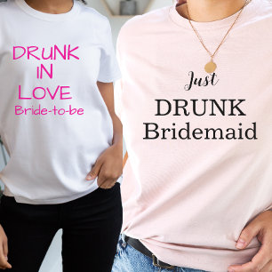 Lustige Junggesellinnen-Abschied Brautjungfer T-Shirt