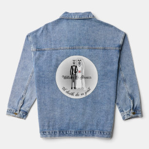 Lustige Junggesellinnenparty-Denimjacke Jeansjacke