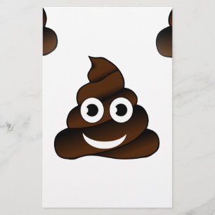 lustige kack-Emoji Briefpapier