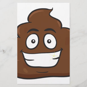 lustige kack-Emoji Briefpapier