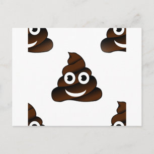 lustige kack-Emoji Postkarte